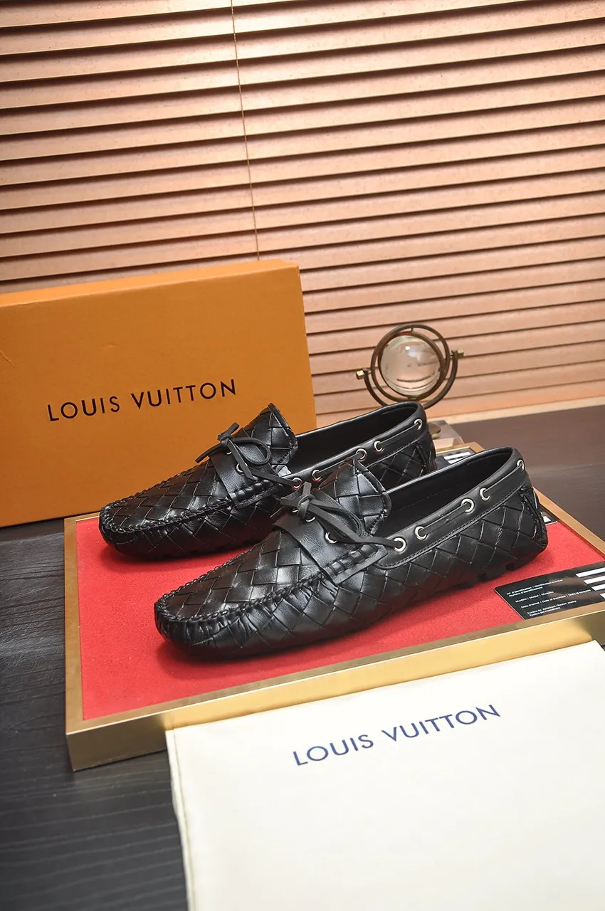 Men's Men's Shoes💰420💶【GUCCI】 (High-end Niuli) New 🍀Gucci*——Gucci Doudou Shoes! Made of imported original cowhide, the inner top layer is comfortable cowhide lining! Original wear-resistant rubber outsole! High quality products! Code number 38-44!